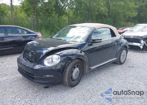 2014 Volkswagen Beetle из США, поврежденный, VIN 3VW517AT2EM818920